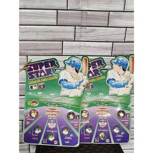 Set of 2 Super Star Collectible Action Marbles Official Major League Baseball Ma